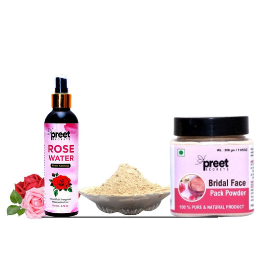 Bridal Facepack & Gulab Jal  Rose Water
