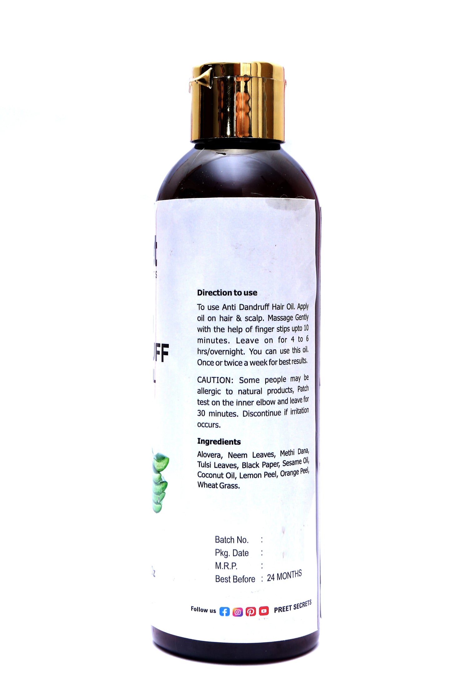 Anti Dandruff Oil