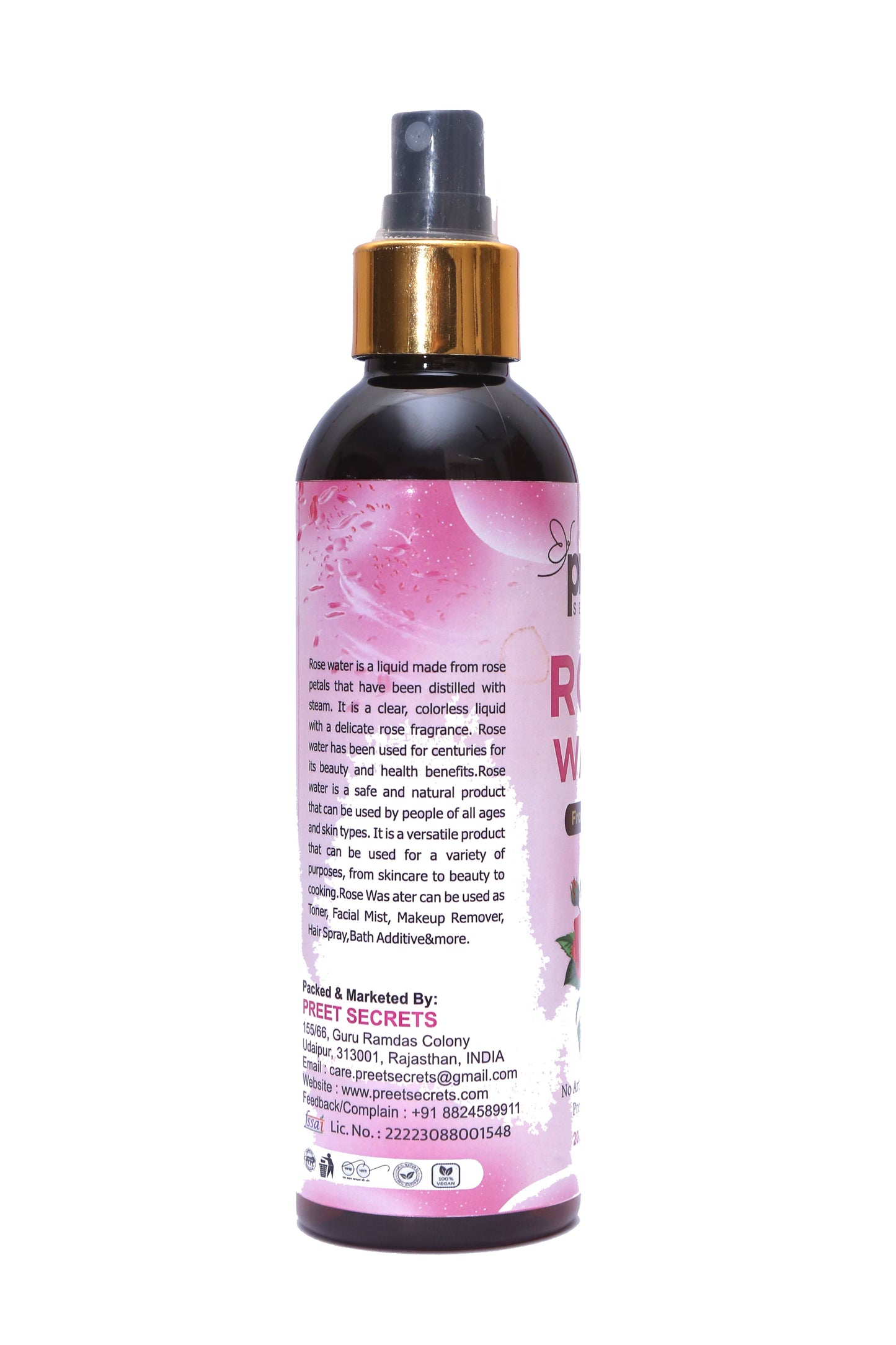 Gulab Jal (Rose Water) from Kannauj